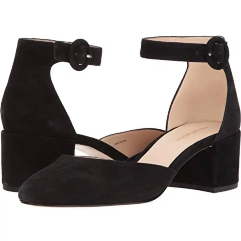 Pelle Moda Uma d'Orsay Pump in Black Suede